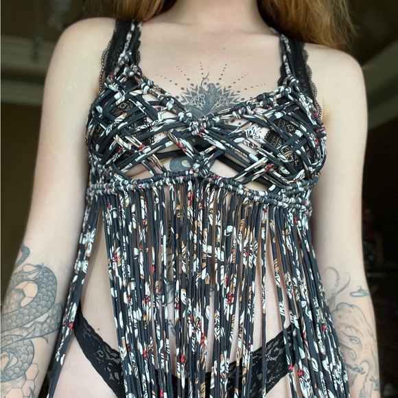 Handmade Macramé Rope Festival Dress - Picture 3 of 8